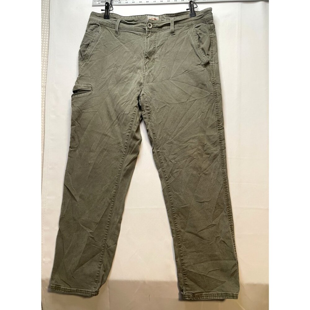 Weatherproof Vintage jeans mens 34 x 29 relaxed fit straight utility pocket gray